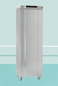 Produktfoto: GRAM Umluft-Kühlschrank BioCompact II RR 410 (346 Liter) außen Edelstahl