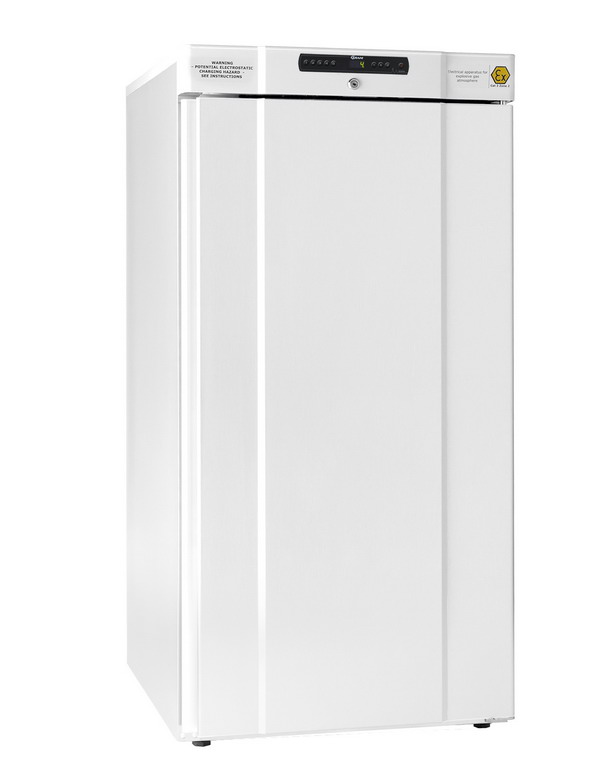 Produktfoto: GRAM -25°C Umluft-Gefrierschrank BioCompact II RF310 (218 Liter), außen weiß
