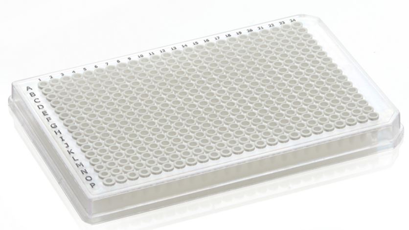 Produktfoto: 50 x 384 well PCR Platte für LightCycler® 480, weiße Wells, inkl. 50 Real-time-Klebefolien