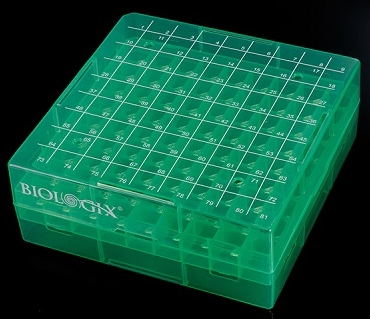 Produktfoto: 20 Kryoboxen aus Polypropylen mit Kodierung für 81 x 1.5/2.0 ml