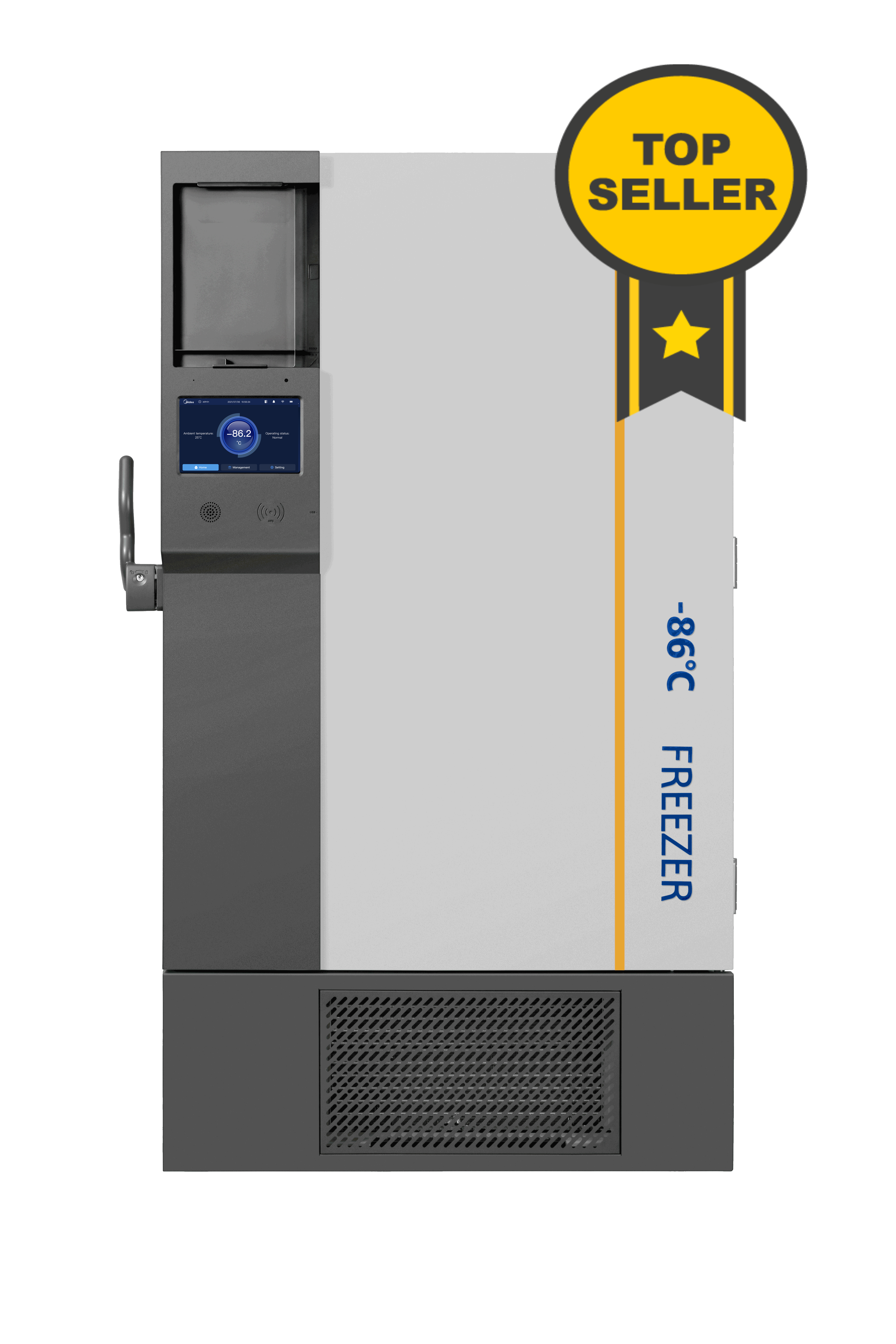 Produktfoto: MIDEA -86°C Ultratiefkühlschrank MD-86L708BS, 708 l, Energiesparmodell mit Touchscreen