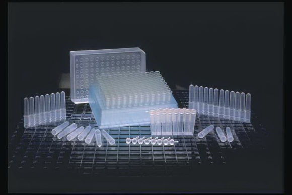 Produktfoto: 5 x 120 St. 8er Collection Microtube Cap-Strips, PE, ohne Belüftungsfuge