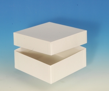 Produktfoto: Kryo-Box 136 x 136 mm / 50 mm hoch, beschichtet - Farbe: weiß