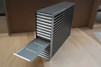 Produktfoto: Schubladengestell für 78 Mikrotiterplatten (86 x 128 x 18 mm)