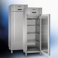 Produktfoto: GRAM Umluft-Kühlschrank BioCompact II RR 610 (583 l), außen Edelstahl, Glastür