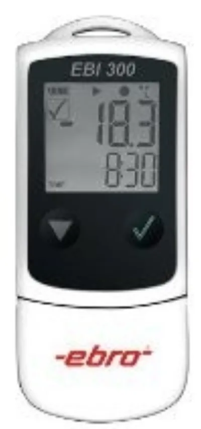 Produktfoto: USB Temperatur Datenlogger EBI 300 mit PDF-Bericht