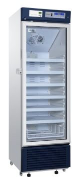 Produktfoto: HAIER Labor- und Medikamentenkühlschrank mit Umluftkühlung und Glastür, 390 Liter