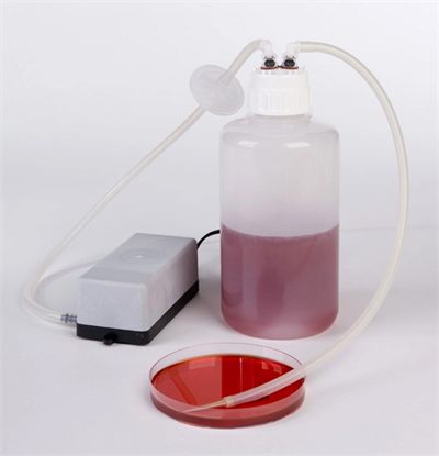 Produktfoto: Absaugsystem Typ AZ 04 mit 4 Liter Flasche
