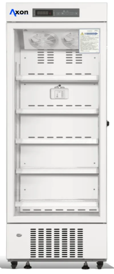 Produktfoto: AXON Medikamenten- und Laborkühlschrank mit Glastür MPC-5V416, 416 l Volumen