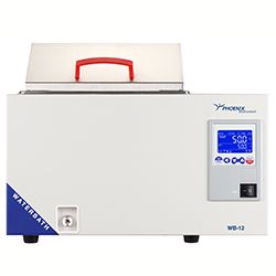 Produktfoto: Wasserbad WB-12, digital, bis 99°C, 12 Liter, mit Edelstahldeckel