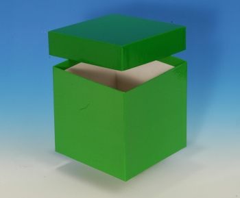 Produktfoto: Kryo-Box 136 x 136 mm / 130 mm hoch - Farbe: grün, beschichtet