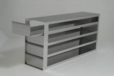 Produktfoto: Schubladengestell für 12 Mikrotiterplatten bis 86 x 128 x 58 mm inkl. Querteiler