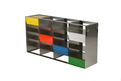 Produktfoto: Schrank-Gestell für Haier-ULT-Freezer bis 628 l für 20 Boxen max. 53 mm hoch