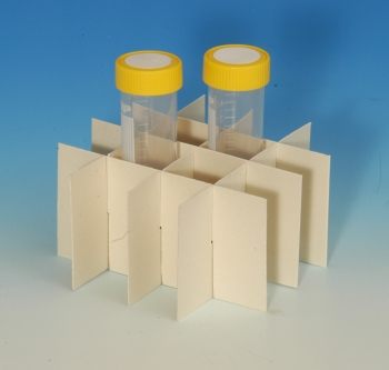 Produktfoto: Rastereinsatz 4 x 4 / 40 mm hoch für 136 x136 mm Kryobox