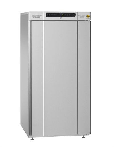 Produktfoto: GRAM -25°C Umluft-Gefrierschrank BioCompact II RF310 (218 Liter), außen Edelstahl